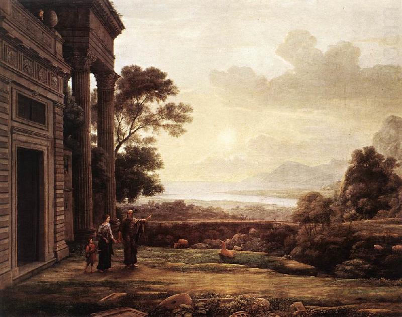 The Expulsion of Hagar, Claude Lorrain